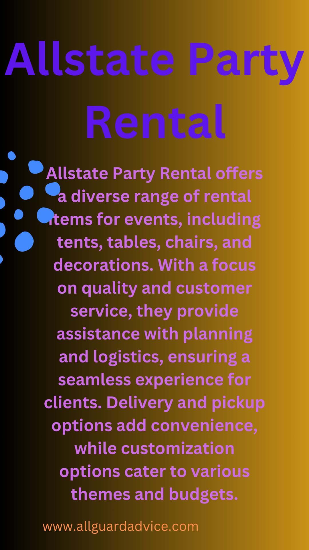 Allstate Party Rental